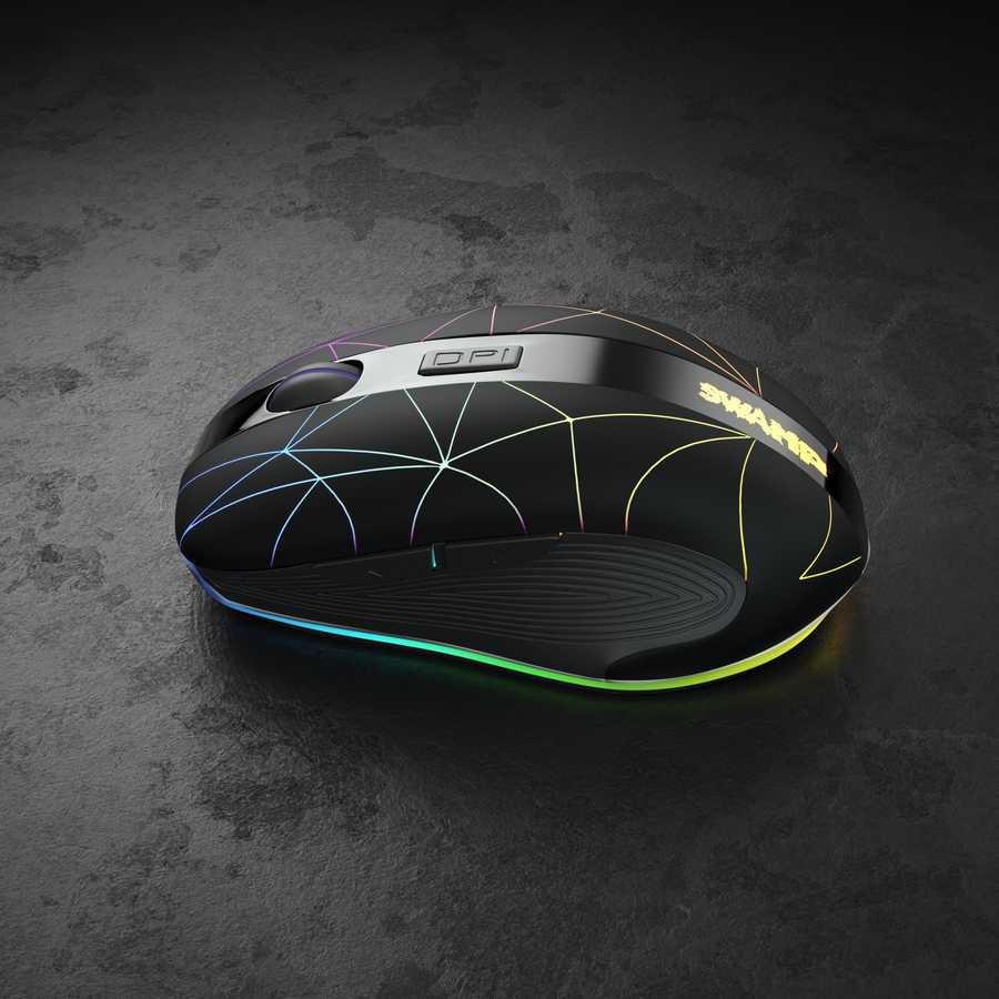 Мышь Oklick 975GW SWAMP, беспроводная, USB, черный - купить в Ситилинк ...